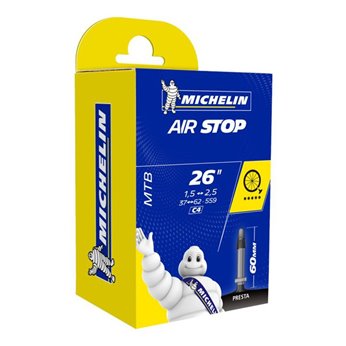 CAMARA MICHELIN C4 AIRSTOP 26x1.85-2.40 V.STAND.48