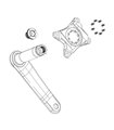 KIT TORNILL.BIELA SRAM AUTO-EXTRAIB.M18/M30 DUB OR