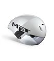 CASCO MET CODATRONCA BLANCO/PLATA MATE BRI S 52-56
