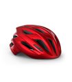 CASCO MET IDOLO ROJO METALICO BRILLO TALLA 52-59