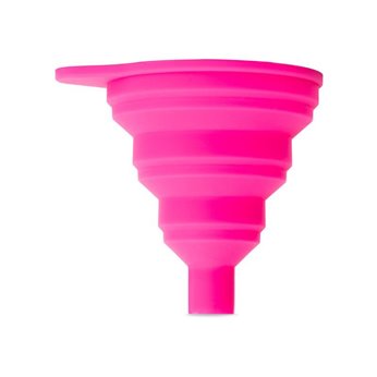 EMBUDO MINI MUC-OFF PLEGABLE SILICONA ROSA