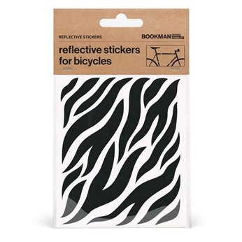 KIT PEGATINAS REFLECTANTES BICI BOOKMAN ZEBRA NEGR