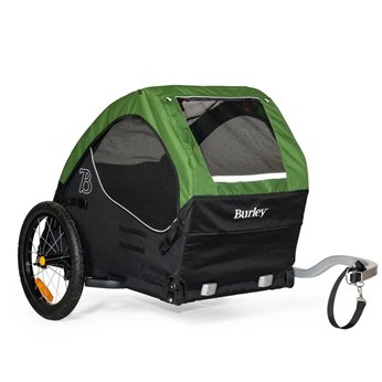 REMOLQUE MASCOTAS BURLEY TAIL WAGON NEGRO/VERDE