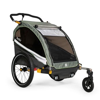 REMOLQUE NIÑO BURLEY D'LITE X BIPLAZA VERDE