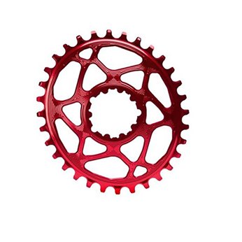PLATO ABS.BLACK OVAL.28D DM 3OFF.SHIM.XTR ALU.ROJO