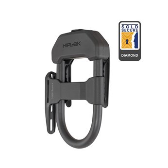 CANDADO U HIPLOK DXF 15x8.5cm SOPORTE CUADRO NEGRO