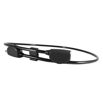 CANDADO CABLE HIPLOK POP CINTURA 130cm 10mm NEGRO