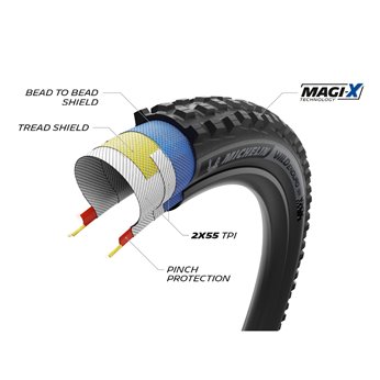 CUB.MICHELIN WILD ENDURO MS 27.5x2.40 RAC.PLE.DARK