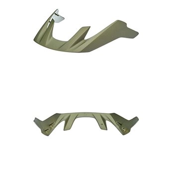 VISERA MET P/CASCO VELENO VERDE IRIDISCENTE MATE