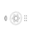 KIT TORNILLOS SRAM P.DISCO FR.TIT.T25 ARCOIR(12U)