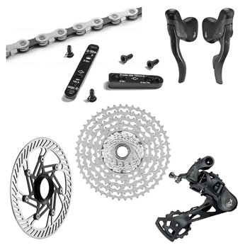 GRUPO CAMPAGNOLO EKAR GT CON DISCO FRENO 160 10-44