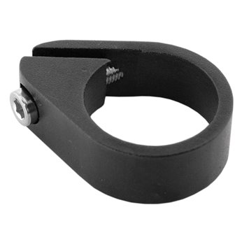 Abrazadera cierre tija de sillín de bicicleta V BIKE con tornillo - Ø31.8mm Negro