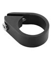 Abrazadera cierre tija de sillín de bicicleta V BIKE con tornillo - Ø31.8mm Negro