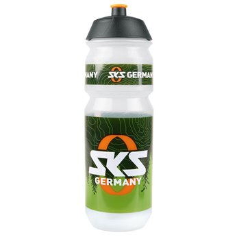 BIDON SKS BIO ORGANICO TRANSPARENTE/VERDE 750 ml