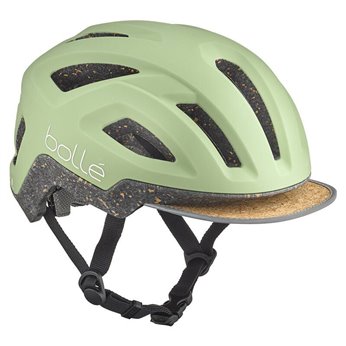 CASCO BOLLE REACT VERDE CLARO MATE T.S (52-55)