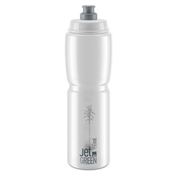 BIDON ELITE JET GREEN TRANSPARENTE/LOGO GRIS 950