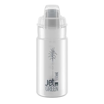 BIDON ELITE JET GREEN PLUS TRANSPAR/LOGO GRIS 550