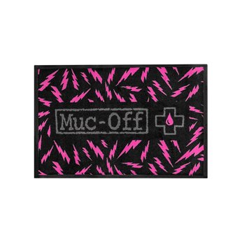 ALFOMBRA ABSORBENTE MUC-OFF 600x900mm NEGRO/ROSA