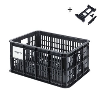 CESTA BASIL CRATE S PLACA MIK 2.0 17.5L PLAST.NEGR