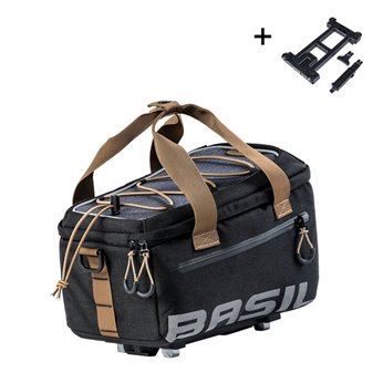 BOLSA PORTABULTOS BASIL MILES MIK 2.0 7L POL.GR/NE