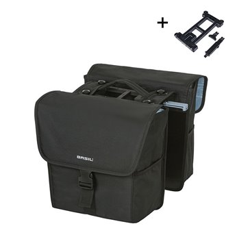 ALFORJAS BASIL GO CON MIK 2.0 32L POLIESTER NEGRO