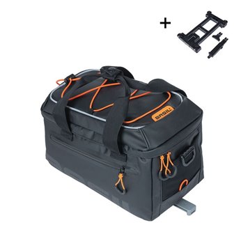 BOLSA PORTABULTOS BASIL MIK 2.0 7L LONA IMP.NE/NAR
