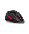 CASCO JUNIOR MET CRACKERJACK NEG/ROJO MATE T.52-57