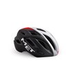 CASCO MET IDOLO NEGRO/BLANCO/ROJO MATE T.M 52-59