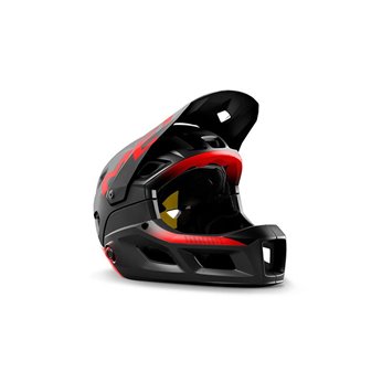 CASCO MET PARACH.MCR MIPS NEG/ROJO MA.BR.T.L 59-62