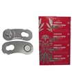 CONECTOR CADENA SRAM EAGLE 12V PLATA (4UDS)