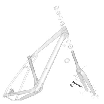 EJE PASANTE DELANTERO LAPIERRE E-BIKE CROSSHILL