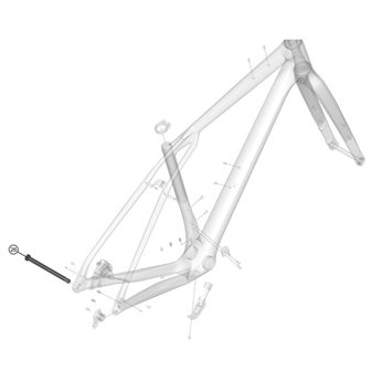 EJE PASANTE TRASERO LAPIERRE E-BIKE CROSSHILL