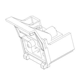 Cerradura con llave para batería POLINI E-Bike 880W
