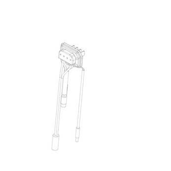 Conector dual 1200mm para batería POLINI EVO 500W