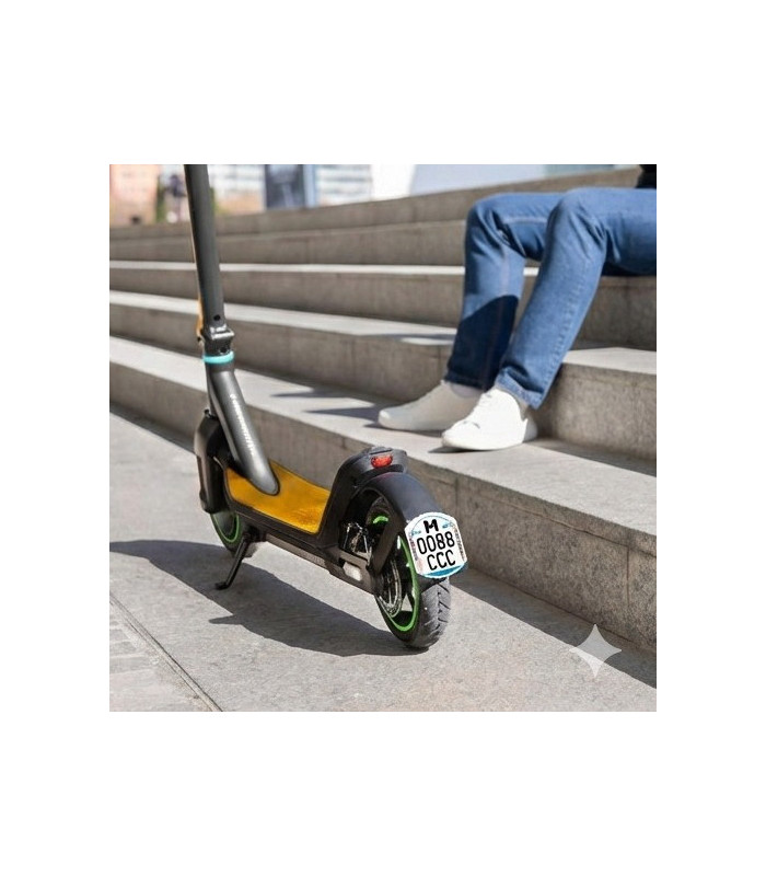 Matrícula para Patinete eléctrico DGT - Imprime tu matrícula para VMP
