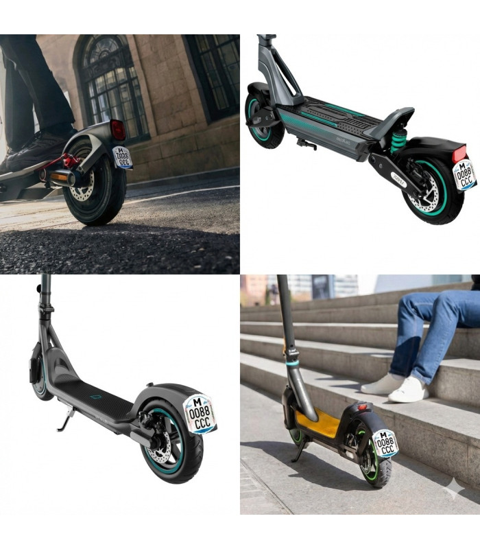 Matrícula para Patinete eléctrico DGT - Imprime tu matrícula para VMP