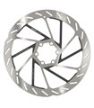 DISCO FRENO SRAM HS2 6 AGUJEROS 180mm PLATA/NEGRO