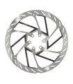 DISCO FRENO SRAM HS2 6 AGUJEROS 200mm PLATA/NEGRO