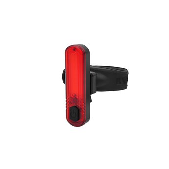 Luz trasera bicicleta COB LED 30lm con batería integrada recargable USB