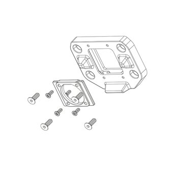 SOPORTE SRAM BATERIA EXTRA E-BIKE 185mm C/CONECTOR