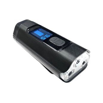 Luz delantera bicicleta LED 1600lm con batería integrada recargable USB