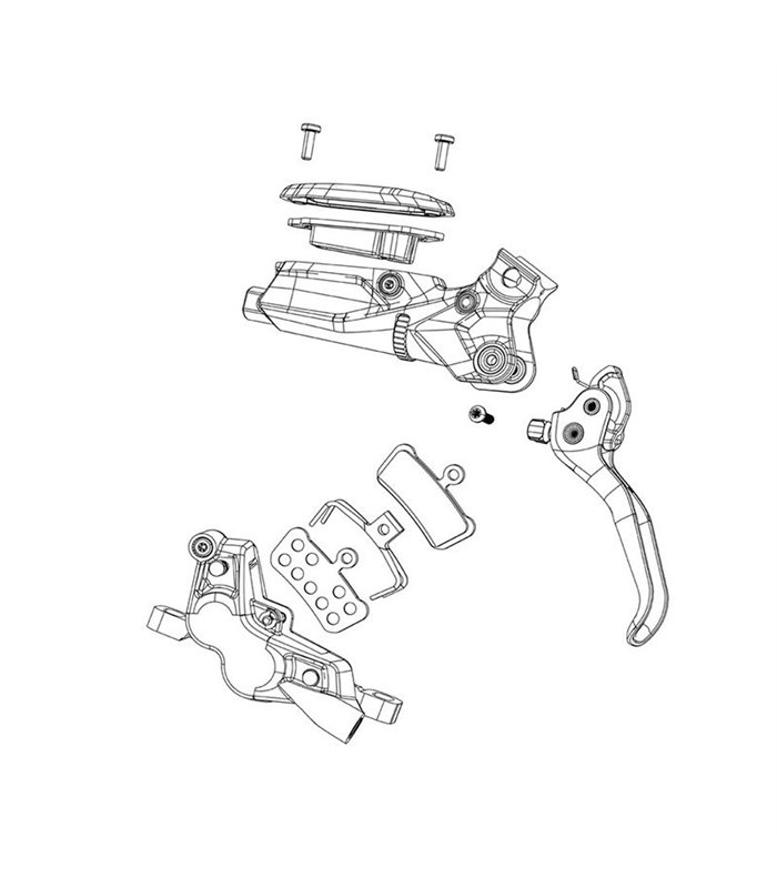 LEVA FRENO SRAM PARA MAVEN BRONZE A1 ALUMINIO NEGR