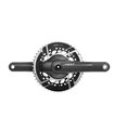 JUEGO BIELAS POTENCIA SRAM RED AXS E1 DUB DM 160 50x37D
