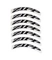 KIT PEGATINAS LOGO ZIPP RUEDA 808 NEGRO MATE