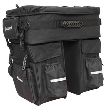 JUEGO DE ALFORJAS TRIPLE HABERLAND NEGRO 60 LITROS