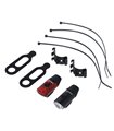 XLC CL-S22 JUEGO DE LUCES LED DELANTERA CL-F25/TRASERA CL-F24 USB