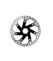 XLC BR-X113 DISCO FRENO 6AG.220mm ACERO NEG/PLATA