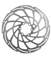 XLC BR-X135 DISCO DE FRENO 6 AGUJEROS 180mm PLATA