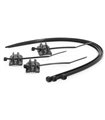 XLC BR-X11 SET 3 SOPORTES P/DUREZA FR.PLASTICO NEG
