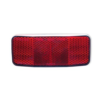 Reflector trasero bicicleta sujeción al portabultos 100x40mm